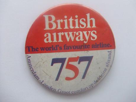 British Airways 757 Amsterdam- Londen
